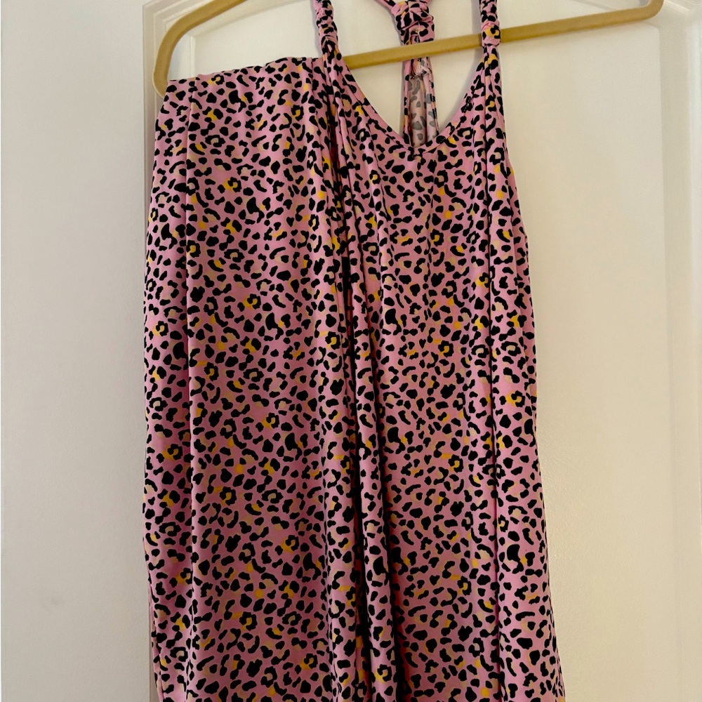 Pink Leopard Print pajama set